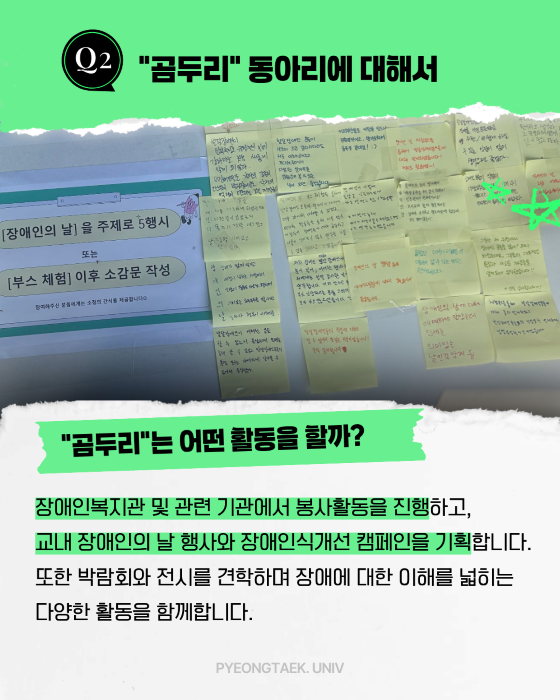 곰두리는 어떤 활동을 할까?